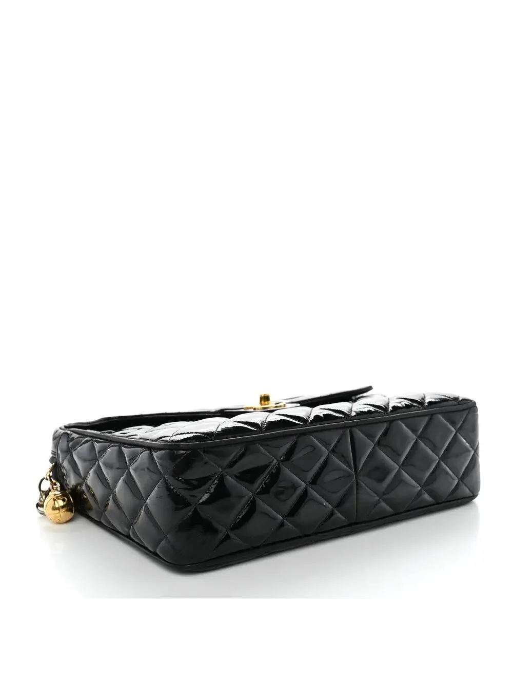 Chanel Patent Quilted Cc Camera Case #333289C14B